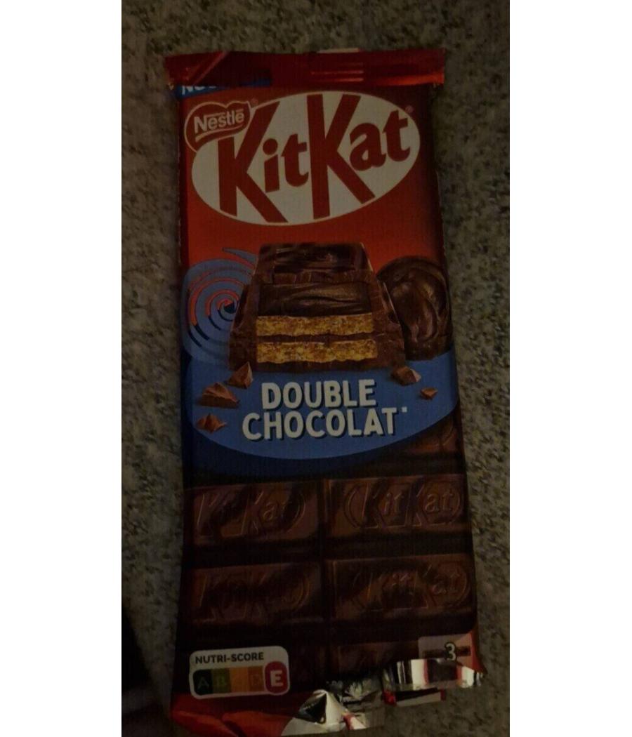 KITKAT TABLETTE DOUBLE CHOCOLAT NESTLE 99G KITKAT TABLETTE DOUBLE CHOCOLAT NESTLE 99G