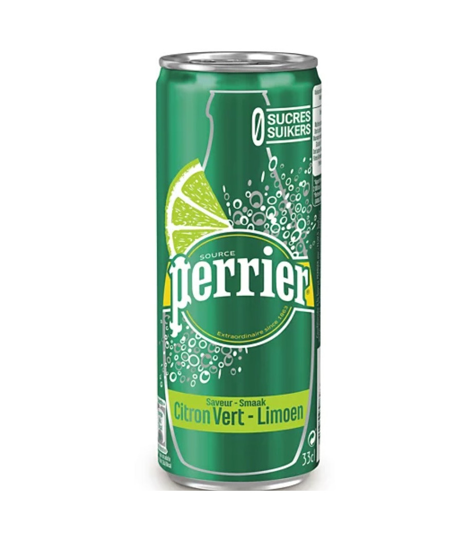 EAU GAZEUSE PERRIER CITRON VERT 33CL EAU GAZEUSE PERRIER CITRON VERT 33CL