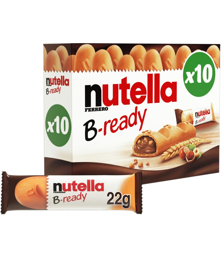 BISCUITS NUTELLA B-READY X10 GAUFRETTES FOURRES - 220G 220 G BISCUITS NUTELLA B-READY X10 GAUFRETTES FOURRES - 220G 220 G