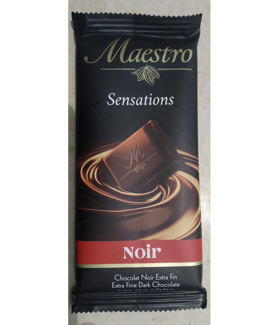 SENSATIONS - CHOCOLAT EXTRA FIN NOIR 90 G SENSATIONS - CHOCOLAT EXTRA FIN NOIR 90 G