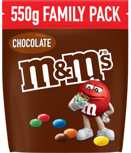M&M\'S CHOCOLAT 550G 550 G