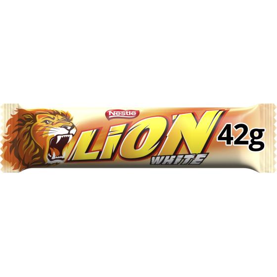 LION WHITE BARRE CHOCOLATEE 42G 42 G