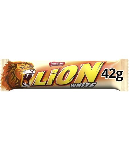 LION WHITE BARRE CHOCOLATEE 42G 42 G
