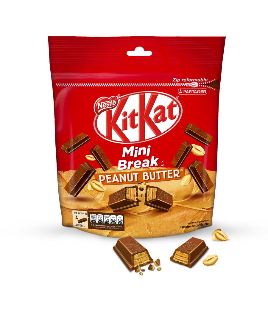 KITKAT MINI BREAK PEANUT BUTTER 104 G KITKAT MINI BREAK PEANUT BUTTER 104 G