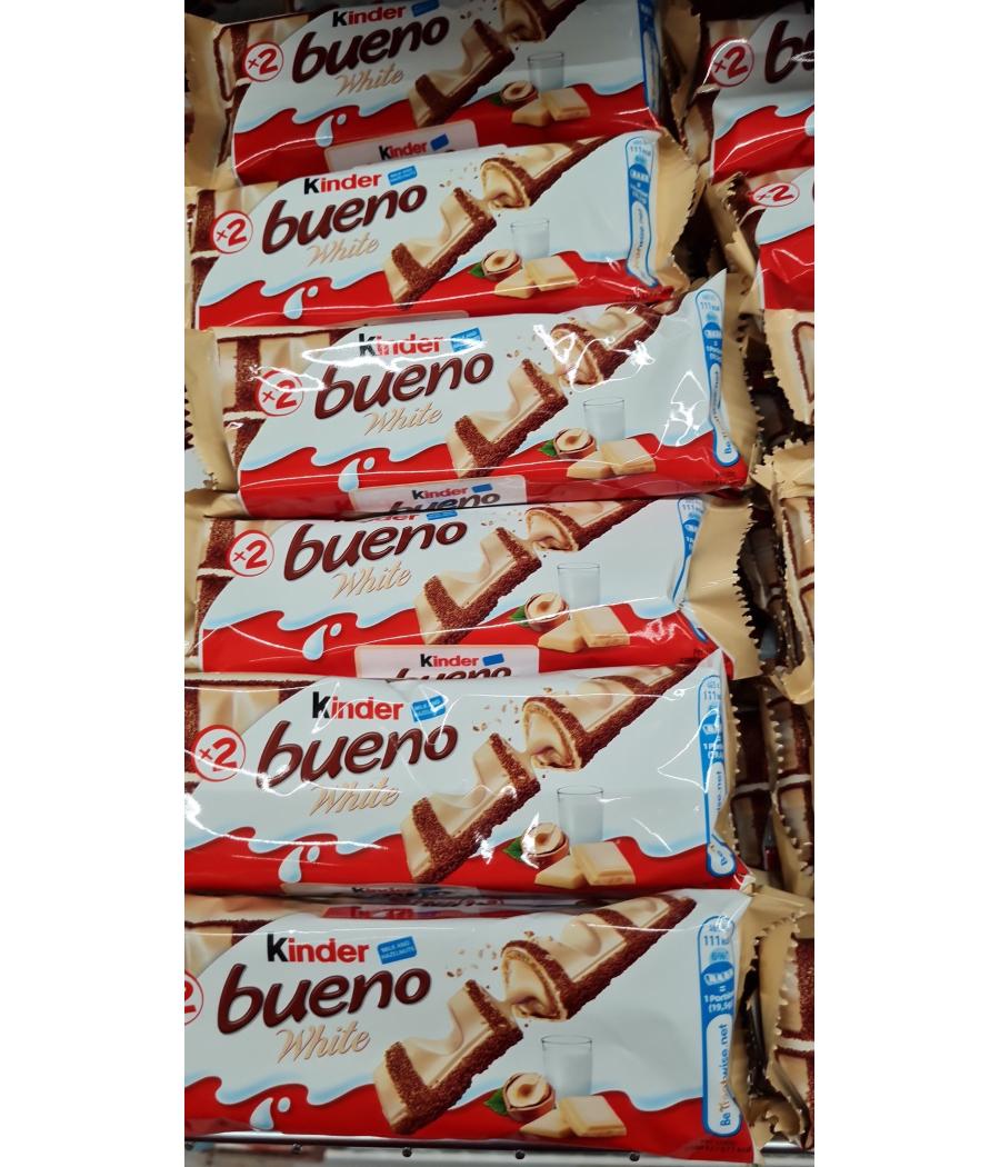 KINDER BUENO WHITE 39G X 3 KINDER BUENO WHITE 39G X 3