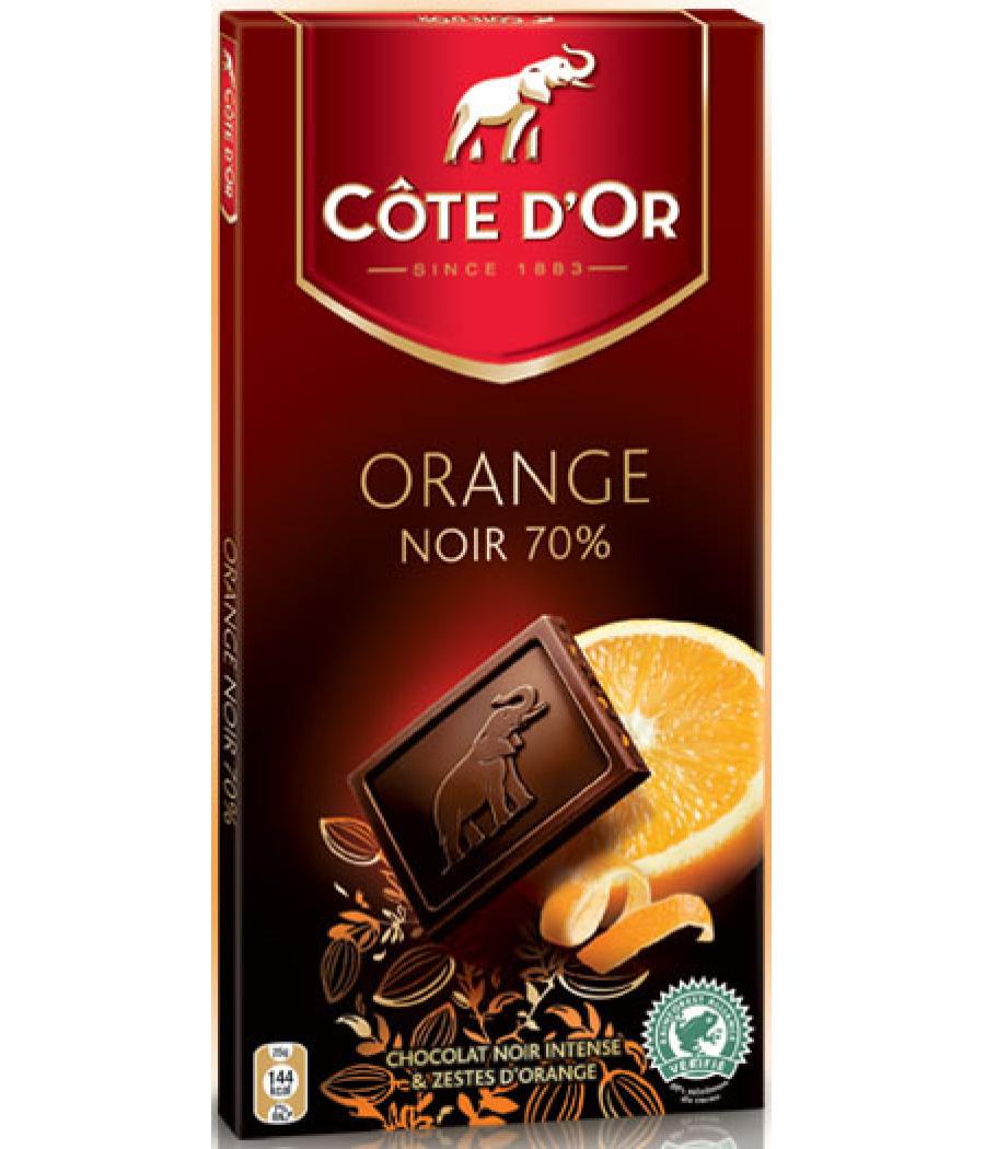 COTES D\'OR ORANGE NOIR 70 % 100 G COTES D\'OR ORANGE NOIR 70 % 100 G