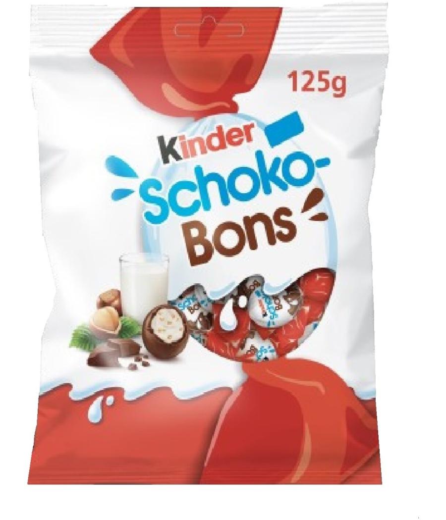 BONBONS KINDER SCHOKOBONS CHOCOLAT AU LAIT - 125G 125 G BONBONS KINDER SCHOKOBONS CHOCOLAT AU LAIT - 125G 125 G