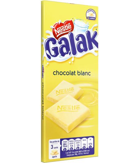 GALAK CHOCOLAT BLANC TABLETTE 100G