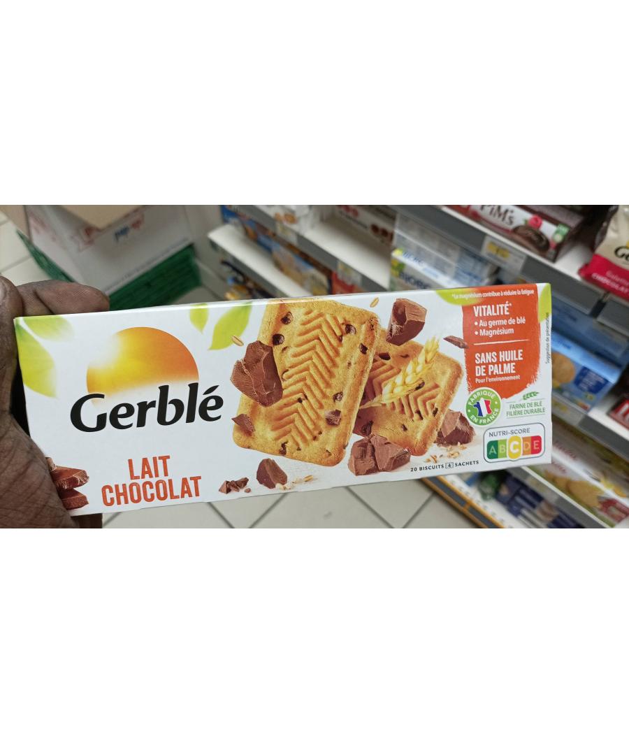 BISCUIT LAIT CHOCOLAT GERBLE 230G BISCUIT LAIT CHOCOLAT GERBLE 230G