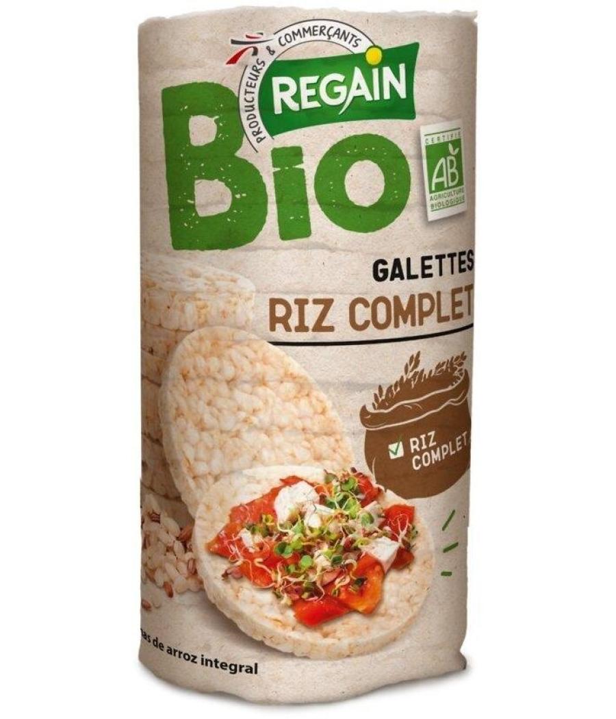 GALETTES AU RIZ COMPLET BIO  REGAIN 130G GALETTES AU RIZ COMPLET BIO  REGAIN 130G