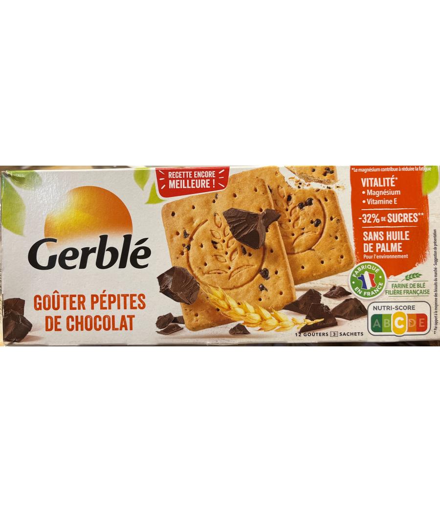 GOUTER PEPITES DE CHOCOLAT 3 SACHETS DE 4 BISCUITS, 250G GOUTER PEPITES DE CHOCOLAT 3 SACHETS DE 4 BISCUITS, 250G