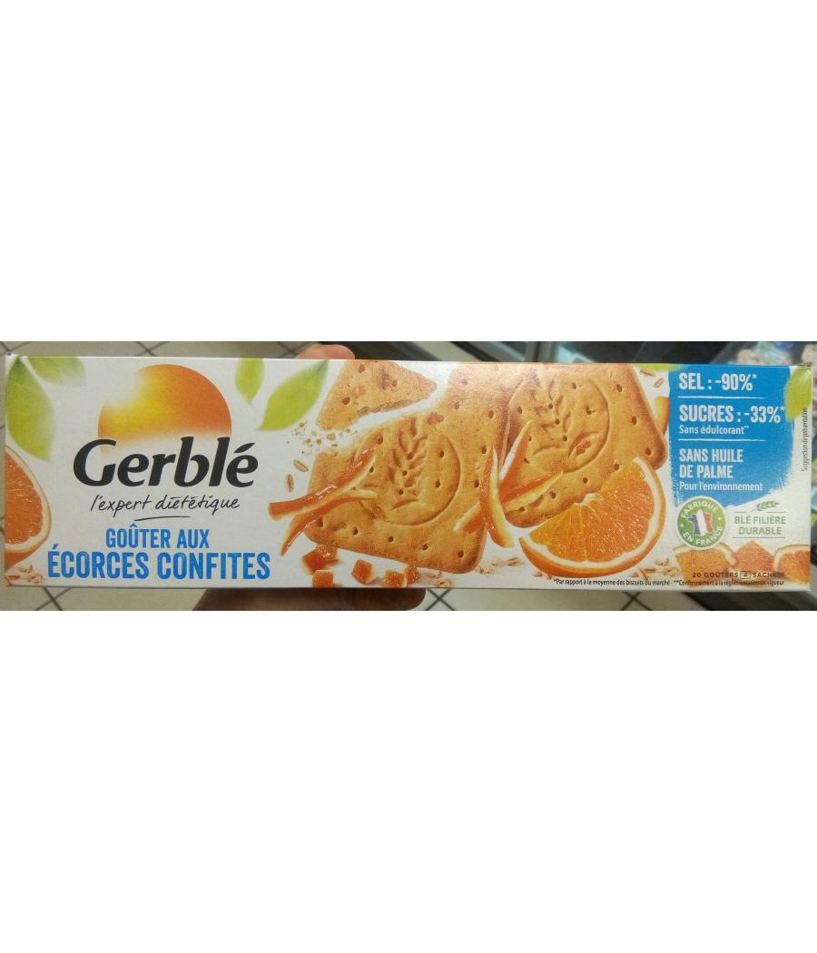 GOUTER AUX ECORCES CONFITES  GERBLE 360G GOUTER AUX ECORCES CONFITES  GERBLE 360G