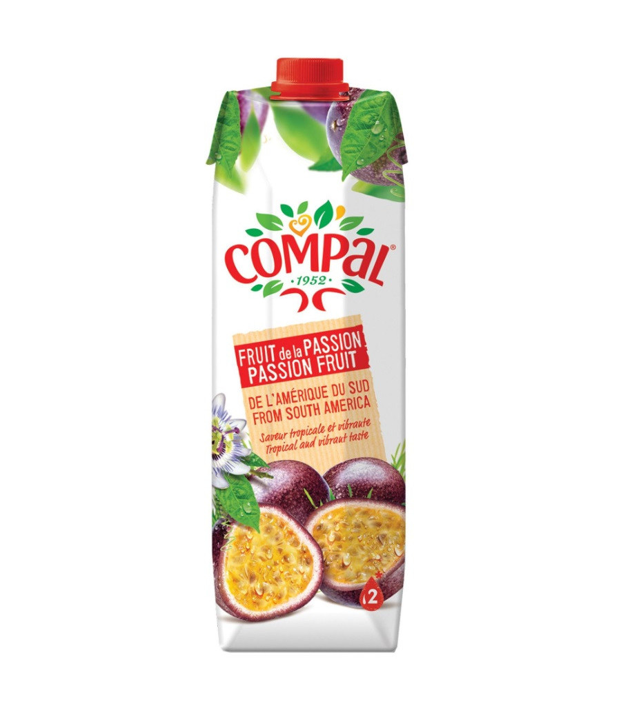 JUS COMPAL FRUIT DE LA PASSION 1L JUS COMPAL FRUIT DE LA PASSION 1L