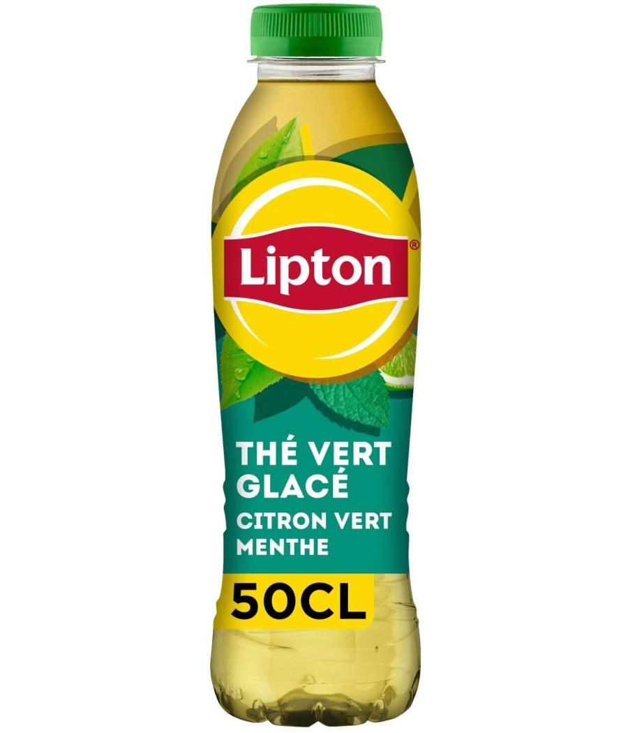 JUS LIPTON THE VERT GLACE SAVEUR CITRON VERT MENTHE 50CL JUS LIPTON THE VERT GLACE SAVEUR CITRON VERT MENTHE 50CL