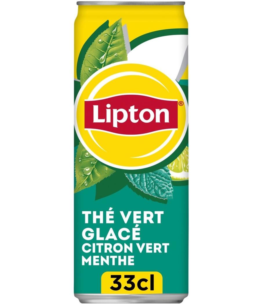 BOISSON LIPTON THE VERT GLACE SAVEUR CITRON VERT MENTHE 33CL BOISSON LIPTON THE VERT GLACE SAVEUR CITRON VERT MENTHE 33CL