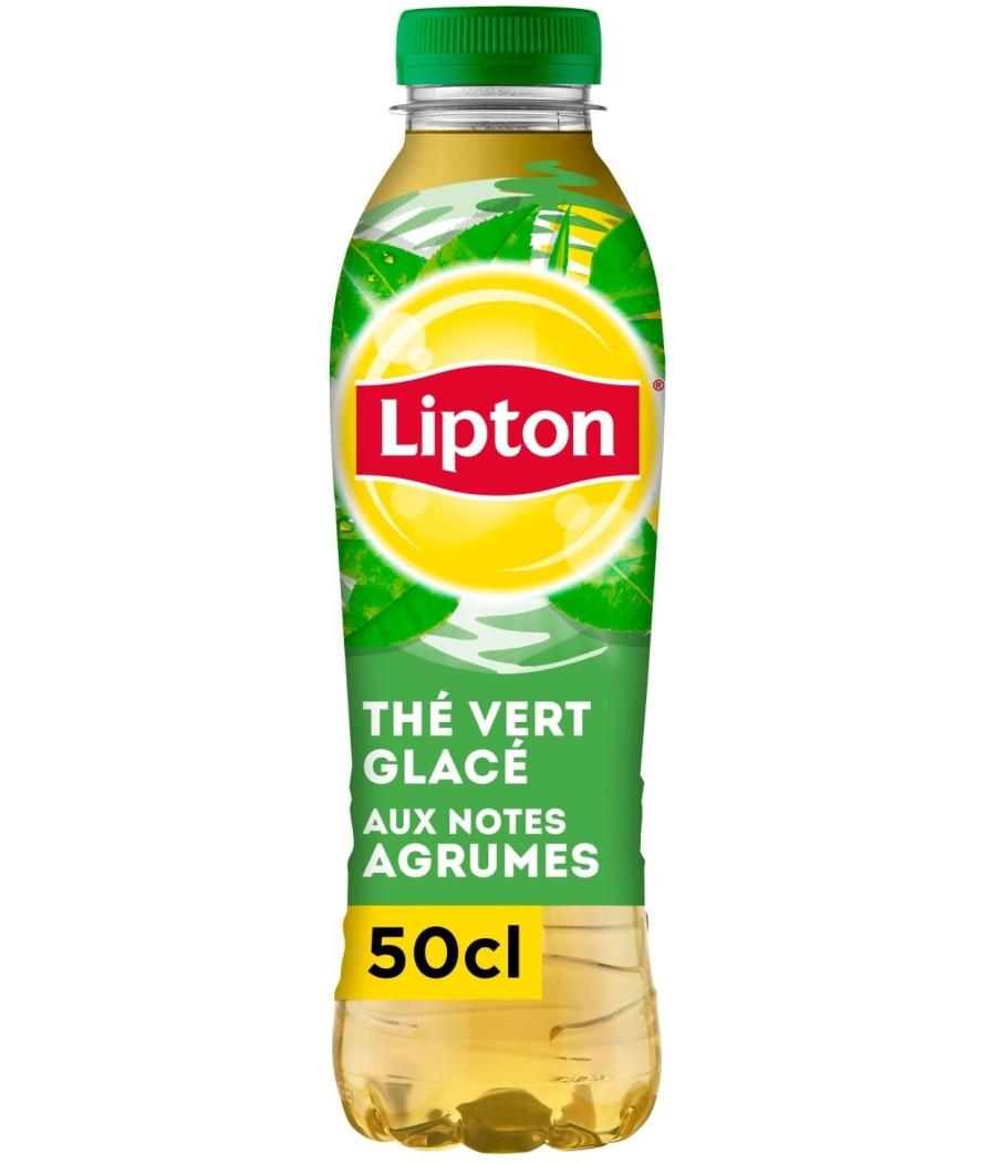 LIPTON THE VERT GLACE AUX NOTES AGRUMES 50CL LIPTON THE VERT GLACE AUX NOTES AGRUMES 50CL