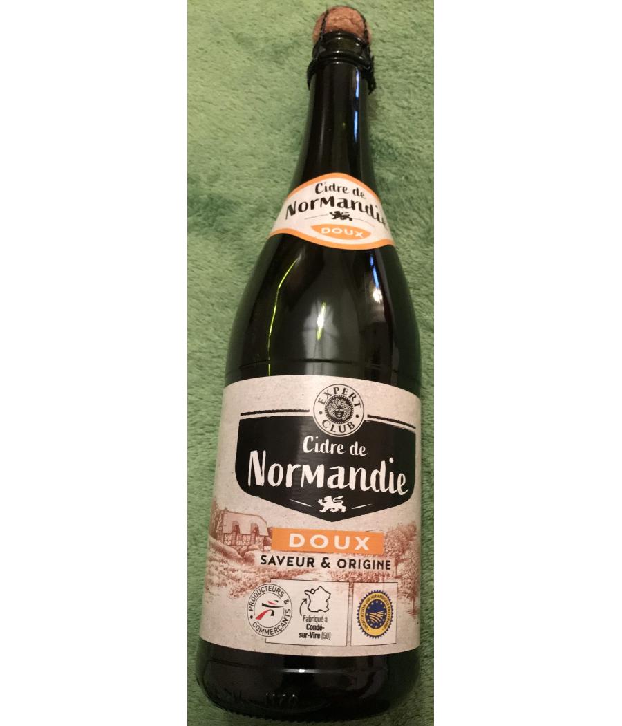 CIDRE DE NORMANDIE DOUX  75 CL CIDRE DE NORMANDIE DOUX  75 CL