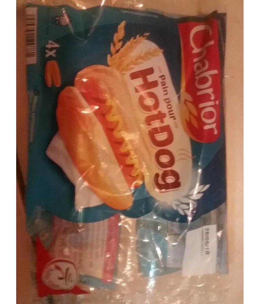 PAIN POUR HOTDOG  CHABRIOR 300G PAIN POUR HOTDOG  CHABRIOR 300G