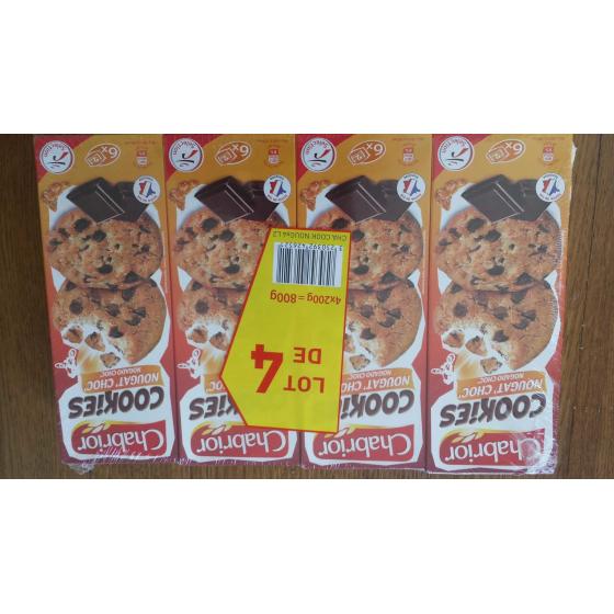 COOKIES NOUGATINE CHOCO CHABRIOR 200G