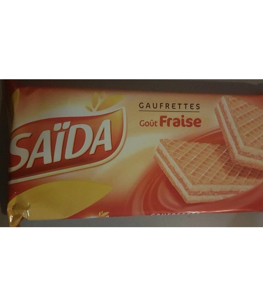GAUFFRETTE GOUT FRAISE SAIDA 100G GAUFFRETTE GOUT FRAISE SAIDA 100G