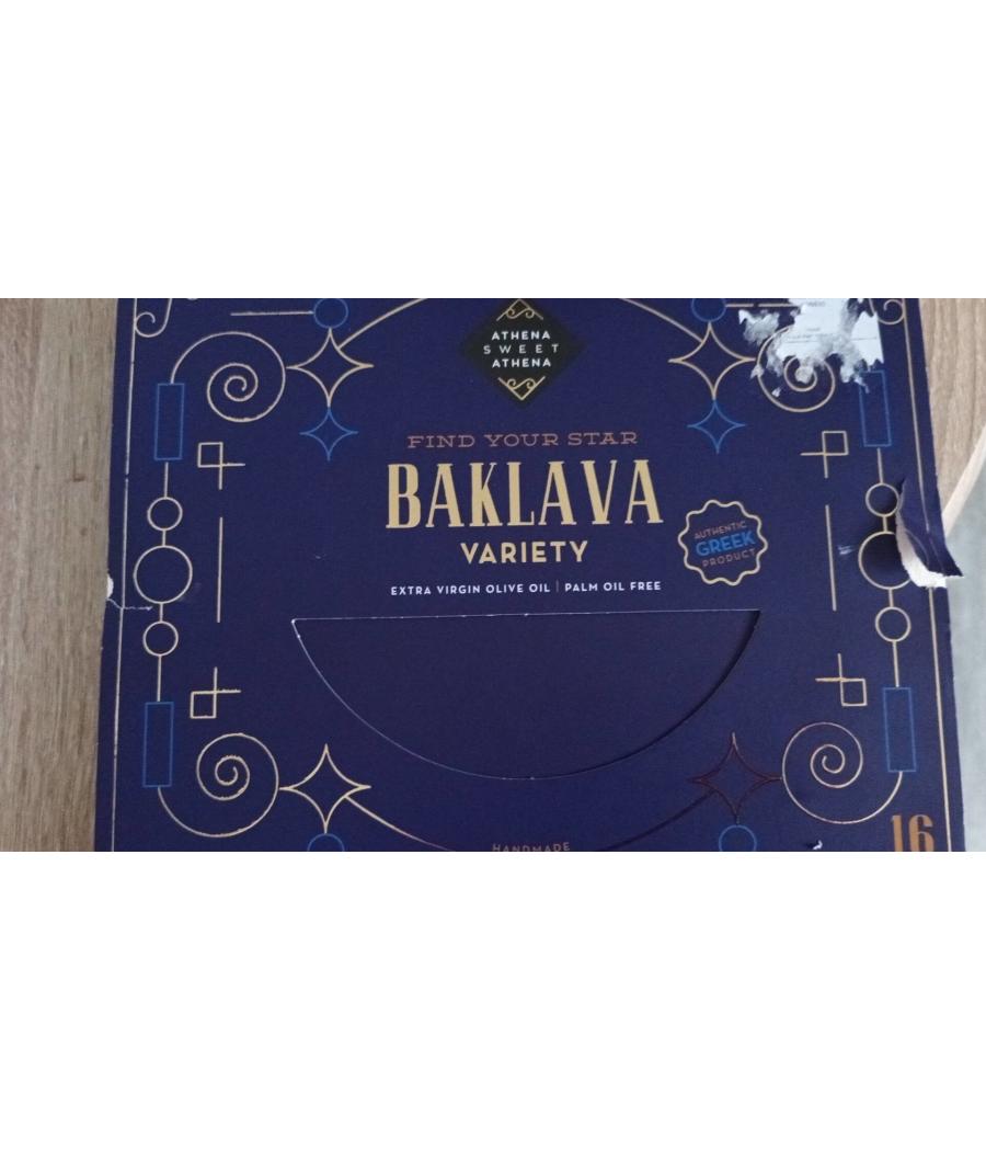 BAKLAVA ASSORTIMENT VARIETY 250G BAKLAVA ASSORTIMENT VARIETY 250G