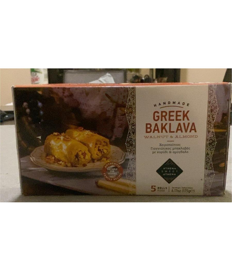 GREEK BAKLAVA NOIX 175G GREEK BAKLAVA NOIX 175G