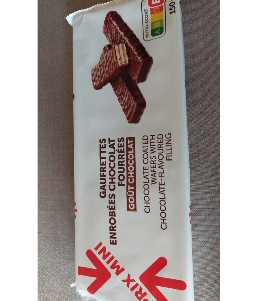 GAUFRETTES ENROBEES CHOCOLAT 150G GAUFRETTES ENROBEES CHOCOLAT 150G