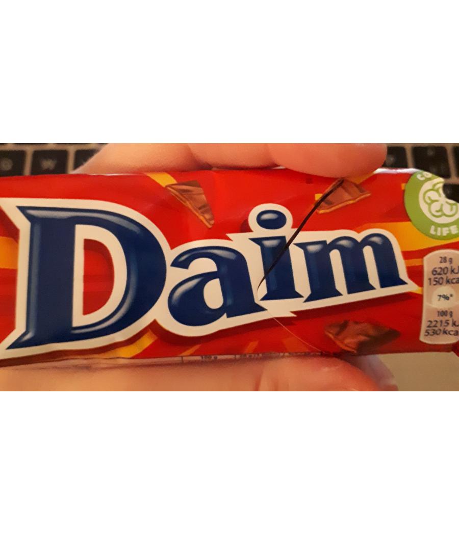 BISCUIT DAIM BARRE CHOCOLAT LAIT 28G BISCUIT DAIM BARRE CHOCOLAT LAIT 28G