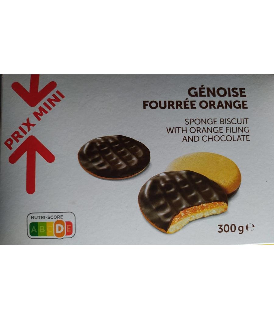 GENOISE FOURREE ORANGE 300 G GENOISE FOURREE ORANGE 300 G