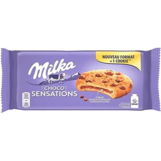 BISCUIT MILKA CHOCO SENSATIONS 208G ET 8 BISCUITS