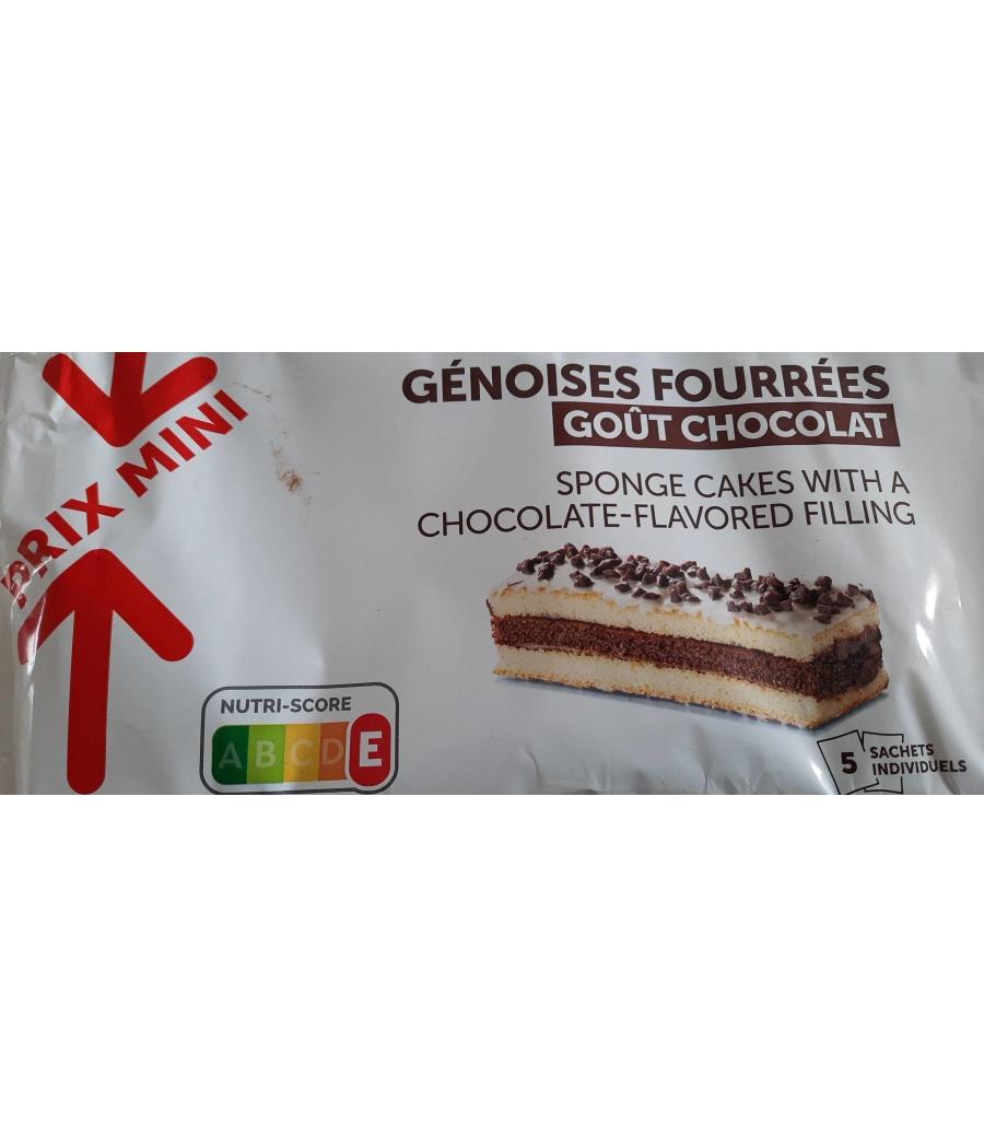 GENOISES FOURREES GOUT CHOCOLAT GENOISES FOURREES GOUT CHOCOLAT