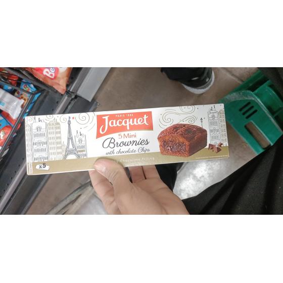 JACQUET MINI BROWNIE WITH CHOCOLATE CHIPS 150 G