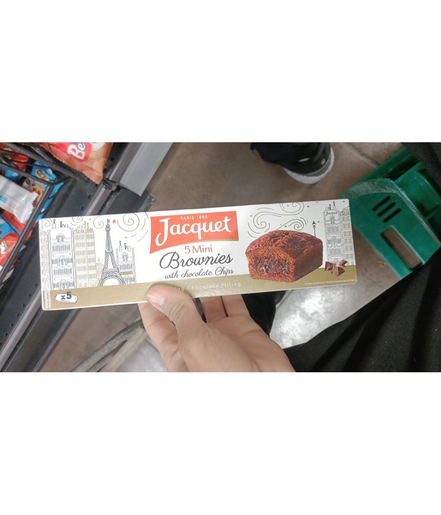 JACQUET MINI BROWNIE WITH CHOCOLATE CHIPS 150 G JACQUET MINI BROWNIE WITH CHOCOLATE CHIPS 150 G