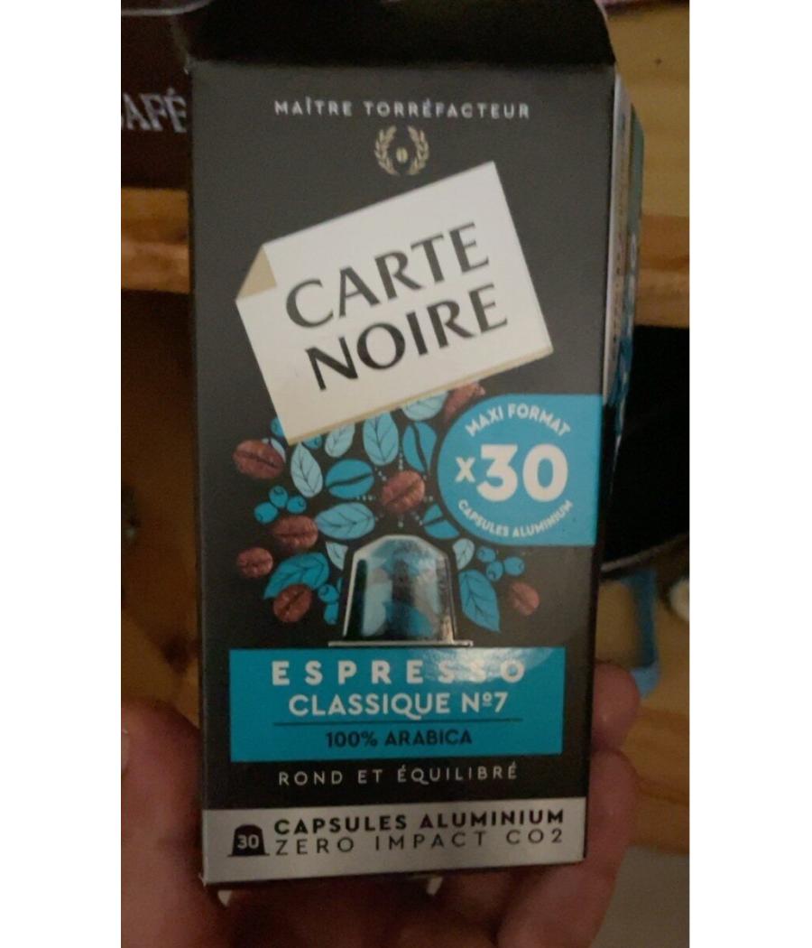 ESPRESSO CLASSIQUE N°7 30 CAPSULES (165 G) ESPRESSO CLASSIQUE N°7 30 CAPSULES (165 G)