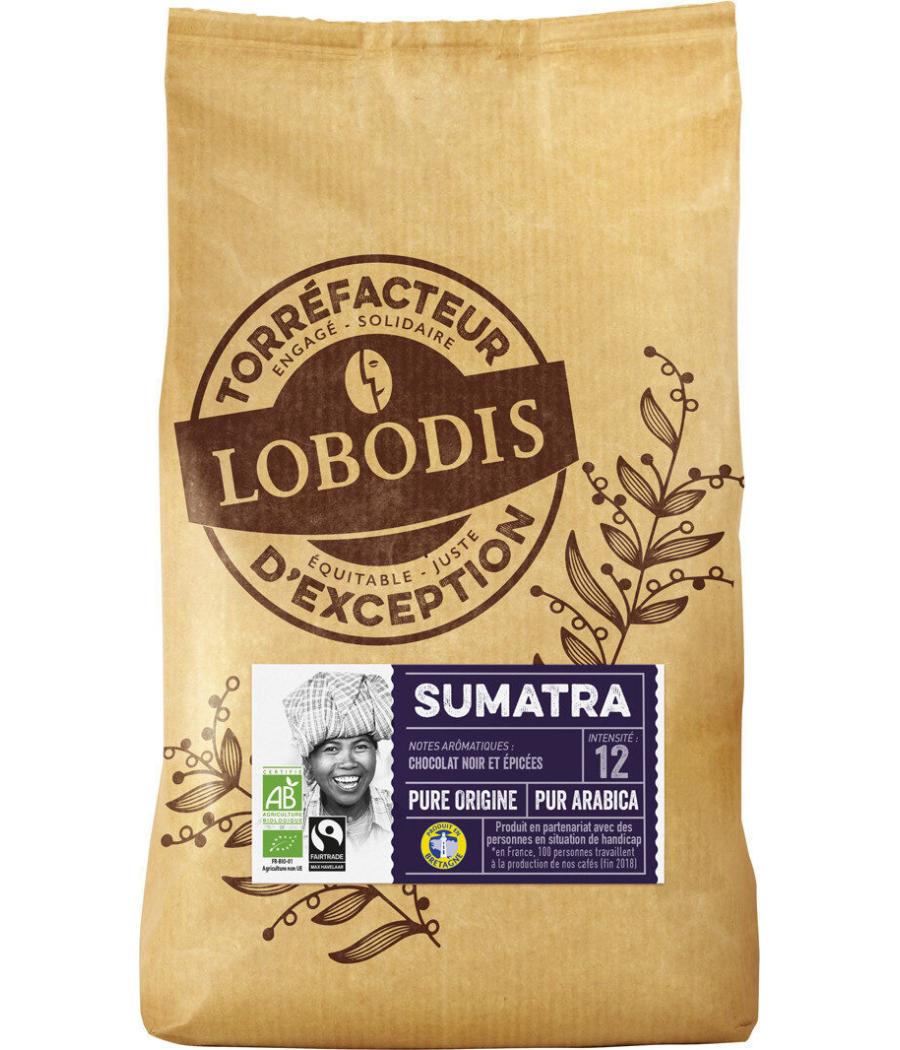 CAFE GRAINS SUMATRA BIO LOBODIS 500G CAFE GRAINS SUMATRA BIO LOBODIS 500G