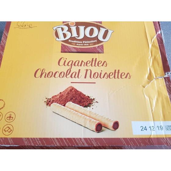 CIGARETTES CHOCOLAT NOISETTES BIJOU 575 G
