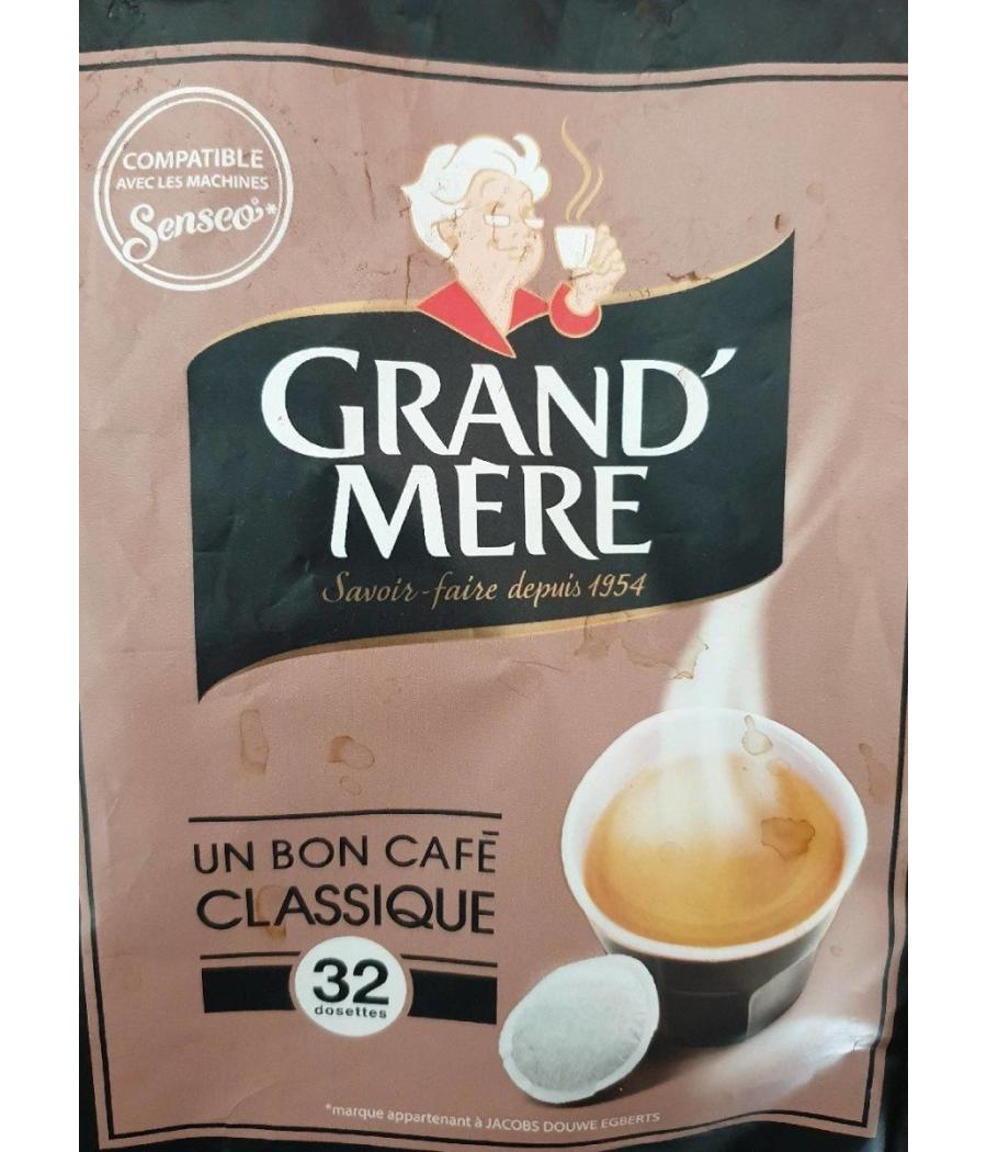 CAFE GRAND MERE CLASSIQUE POUR SENSEO 32X 211 G CAFE GRAND MERE CLASSIQUE POUR SENSEO 32X 211 G