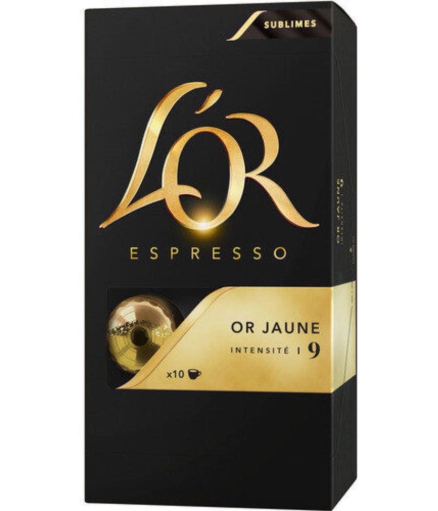 ESPRESSO OR JAUNE 10 CAPSULES (52 G) ESPRESSO OR JAUNE 10 CAPSULES (52 G)