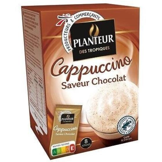 CAPPUCCINO SAVEUR CHOCOLAT STICKS X8 - 136G 136 ML