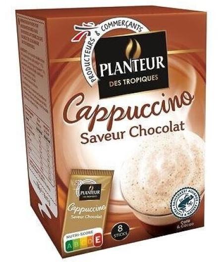 CAPPUCCINO SAVEUR CHOCOLAT STICKS X8 - 136G 136 ML