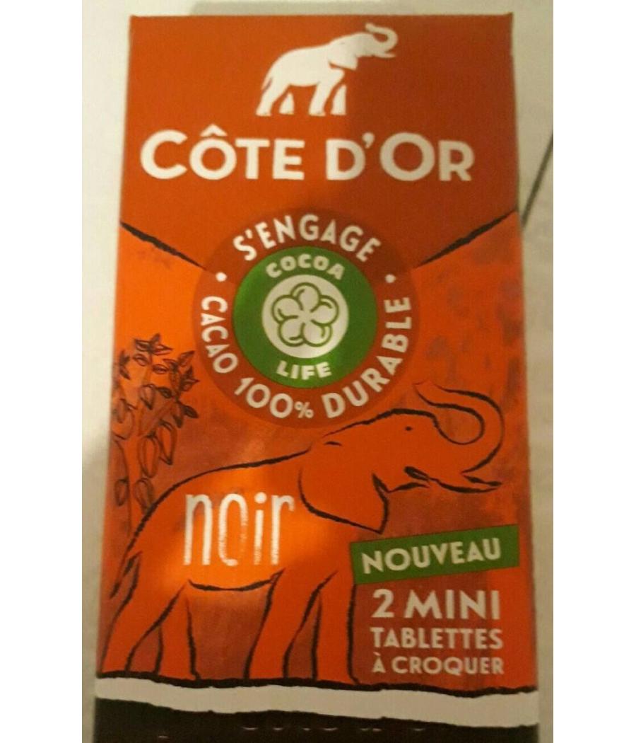 2 MINI TABLETTES A CROQUER NOIR 150 G (2X75 G) 2 MINI TABLETTES A CROQUER NOIR 150 G (2X75 G)