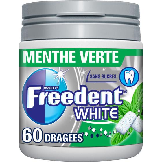 CHEWING-GUM WHITE MENTHE VERTE FREEDENT