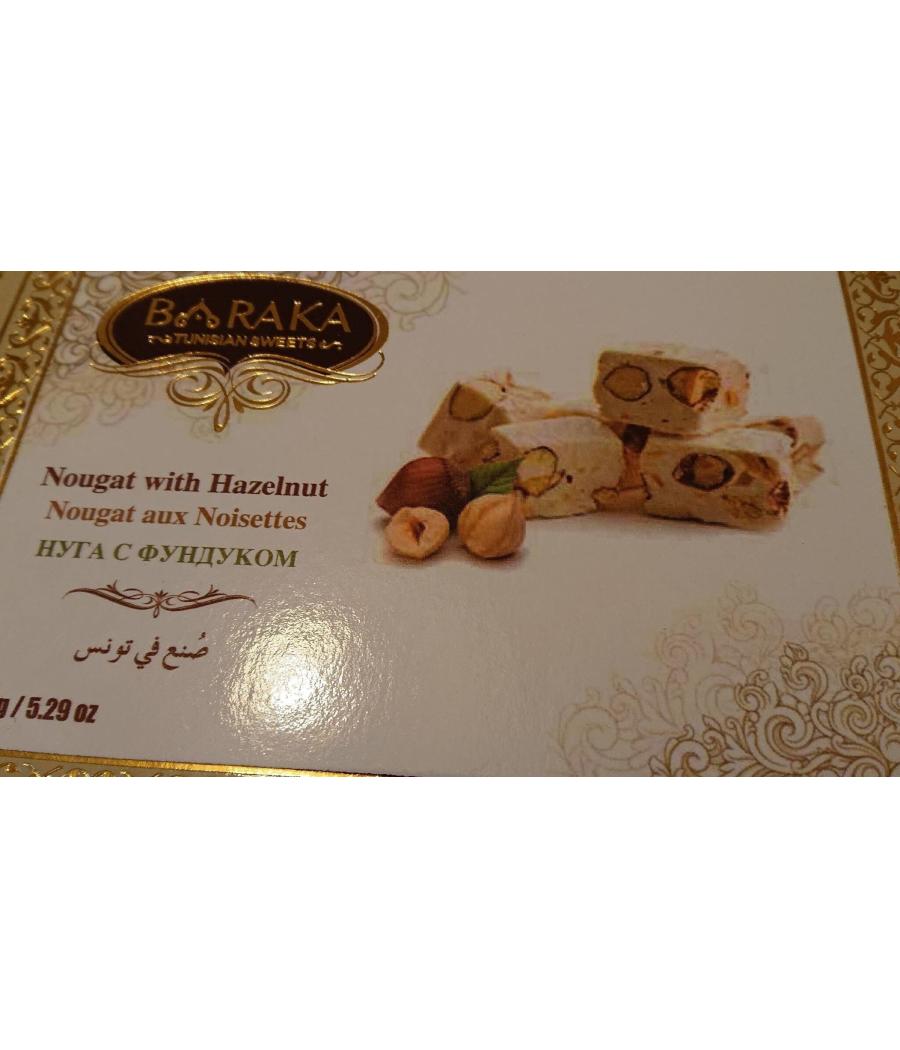 NOUGAT AUX NOISETTES BARAKA NOUGAT AUX NOISETTES BARAKA