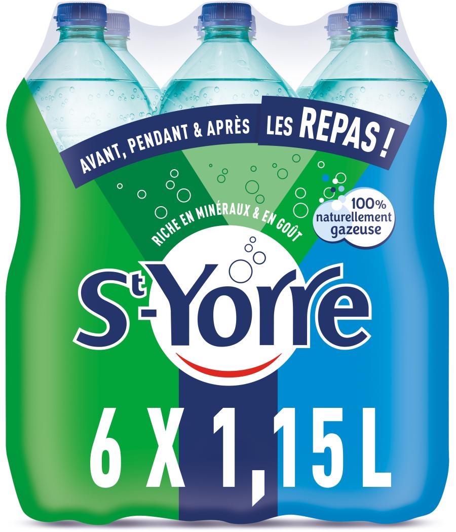 EAU GAZEUSE ST YORRE 6X1.15L EAU GAZEUSE ST YORRE 6X1.15L