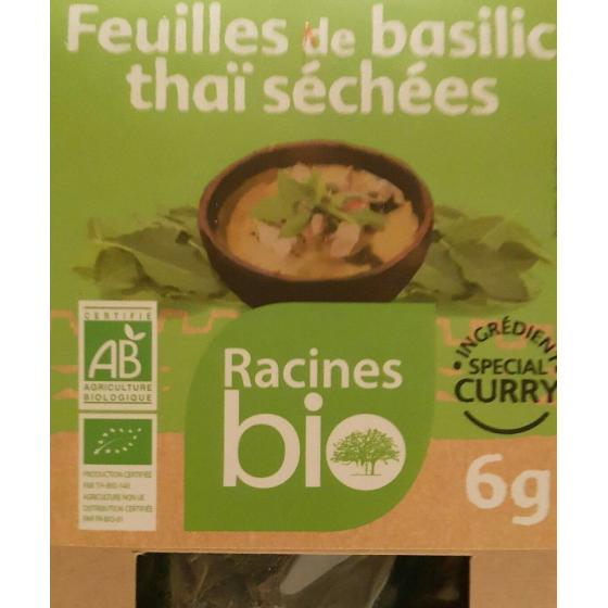 FEUILLES DE BASILIC THAI SECHEES RACINES 6G