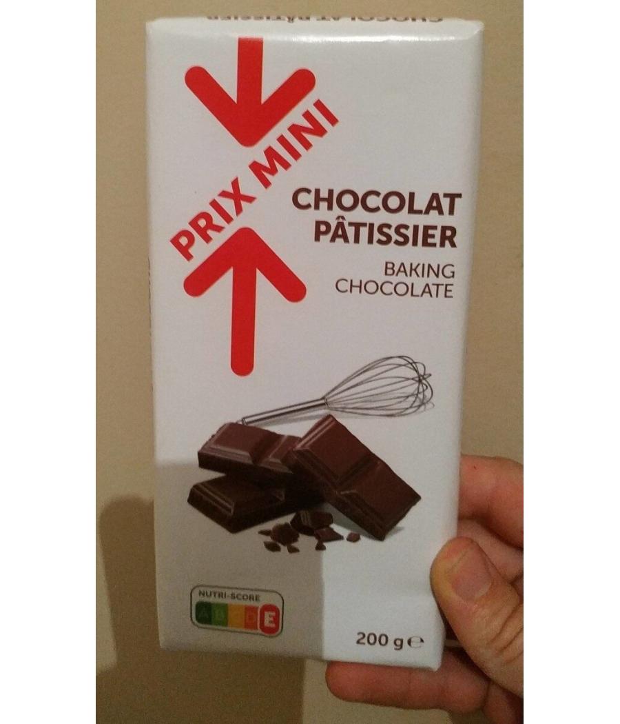 CHOCOLAT PATISSIER 200 G CHOCOLAT PATISSIER 200 G