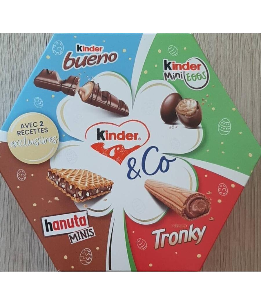 ASSORTIMENT DE BISCUITS ET CHOCOLATS CACAO & NOISETTES KINDER & CO  174G ASSORTIMENT DE BISCUITS ET CHOCOLATS CACAO & NOISETTES KINDER & CO  174G