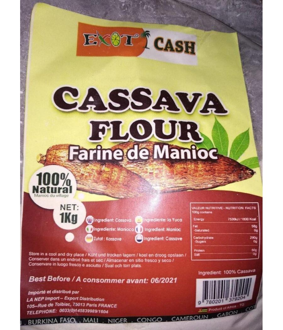 CASSAVA FLOUR FARINE DE MANIOC CASSAVA FLOUR FARINE DE MANIOC