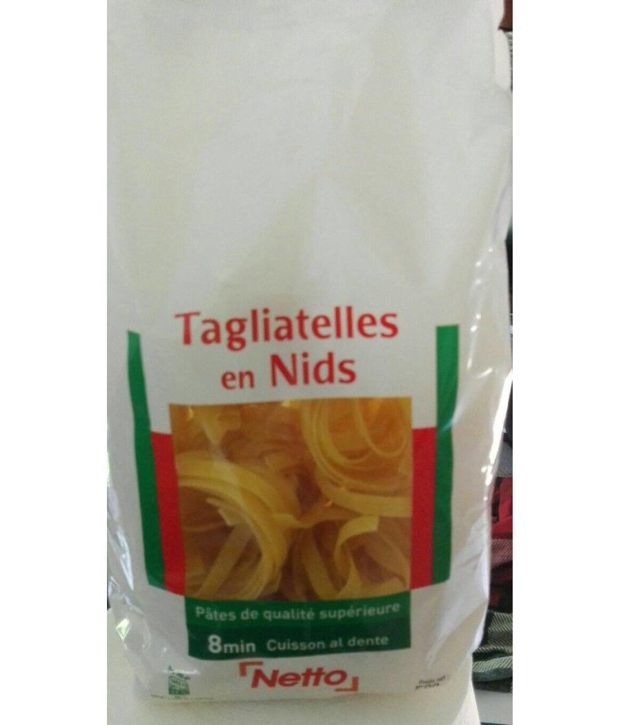 TAGLIATELLES EN NIDS NETTO 500G TAGLIATELLES EN NIDS NETTO 500G
