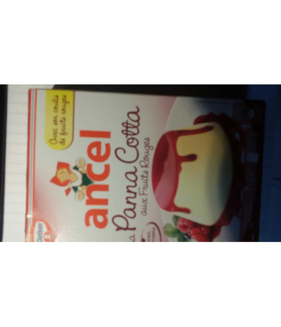 PANNA COTTA AUX FRUITS ROUGES ANCEL 109G PANNA COTTA AUX FRUITS ROUGES ANCEL 109G